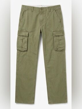 Cotton On Men's Olive Green Cargo Pants